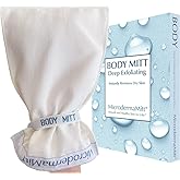 MicrodermaMitt Original Deep Exfoliating Mitt for Body - Premium Turkish Kessa Dead Skin Remover & Body Exfoliator for Keratosis Pilaris & Self-Tan Removal, Natural Skin Care Glove for Smooth Skin