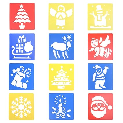 Amazoncom Dingjin 12 Pcs Washable Plastic Christmas Trees