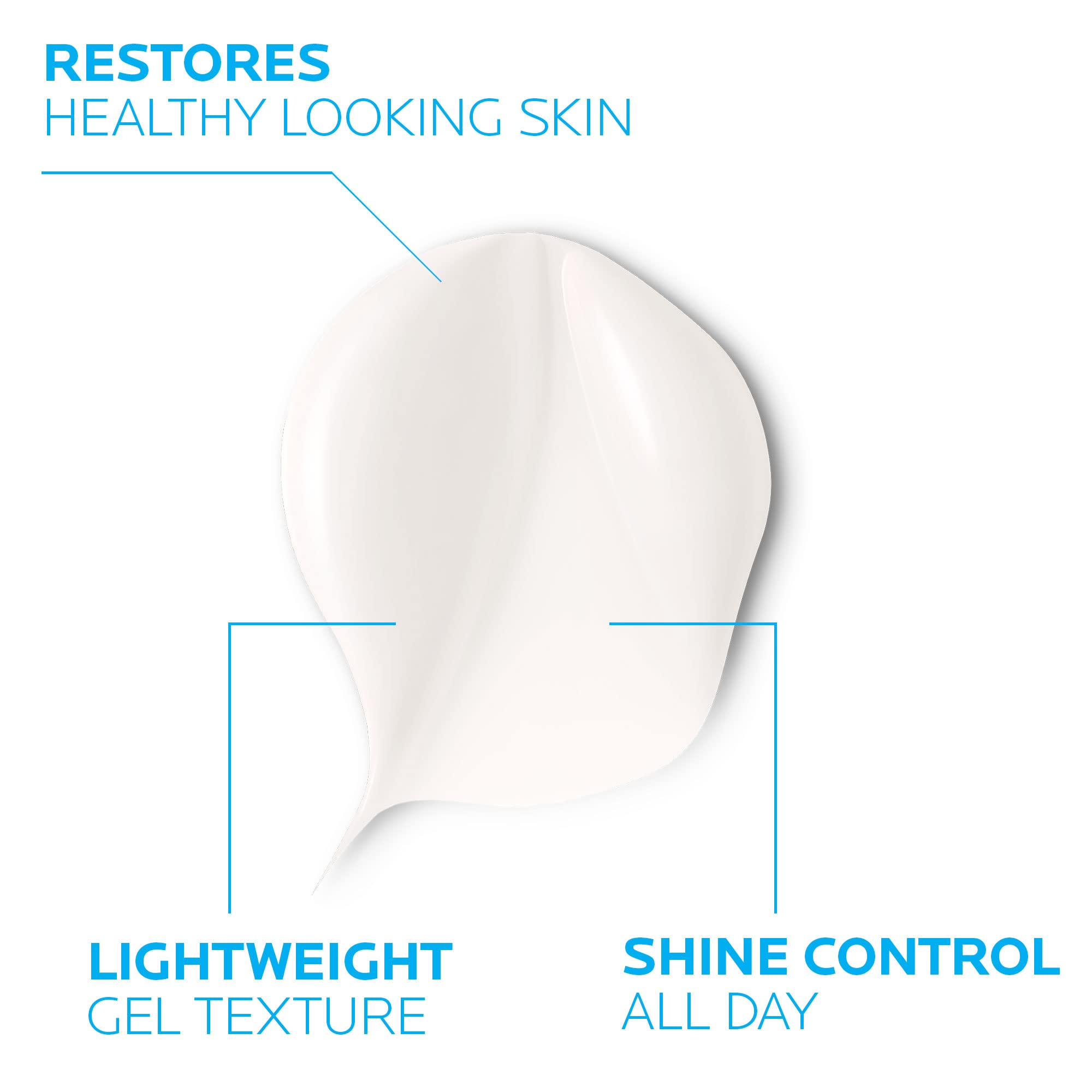 La Roche-Posay Toleriane Double Repair Matte Face Moisturizer, Daily Moisturizer For Oily Skin With Ceramide And Niacinamide For All Skin Tones, Oil Free, Non-Comedogenic, Available with SPF 30