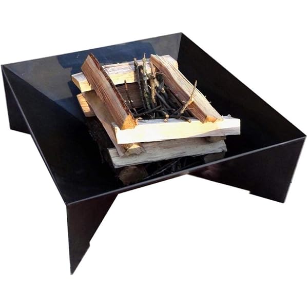 Amazon Com Cavo Design Build Geo Carbonized Steel Wood Fire Pit
