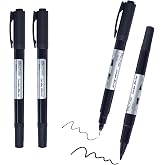 KNLLFolan 2 Pack Garden Markers Permanent Markers Black For Garden Plant Labels