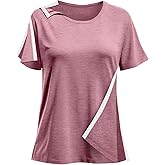 Post Shoulder Surgery Shirts for Women- Short Sleeve-Full Snap-Open Arm Shoulder Recovery Clothing Chemo Clothing