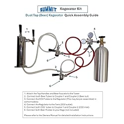 Summit 24" Undercounter Kegerator, Dual Tap