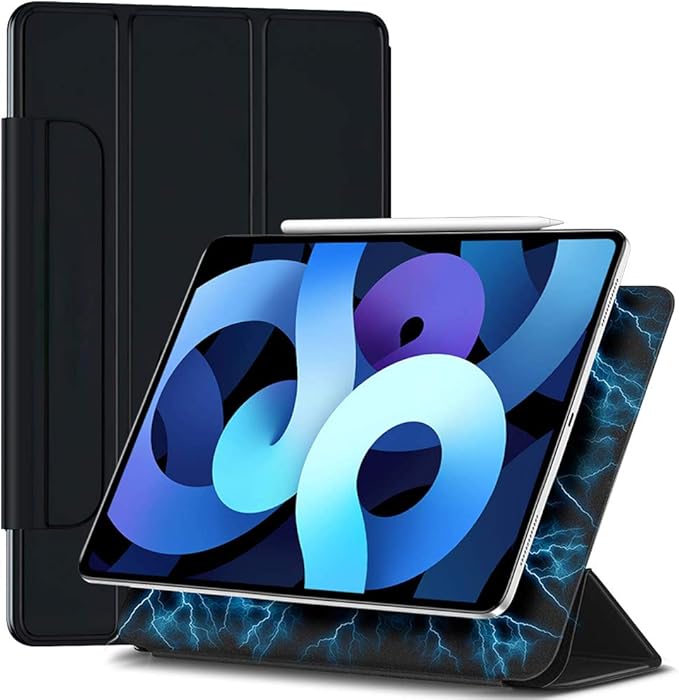 Amazon Co Jp 対応 Ipad Air 4 ケース 磁気吸着 アイパッド エア 第4世代 10 9 インチ カバー 三つ折り 対応 Ipad Pro 11 18 第二世代 ケース おしゃれ オートスリープ Case 持ちやすい 汚れ防止 スタンド機能 かっこいい 高級感があふれ Pencilの充電に対応