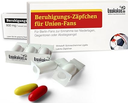 Alles Fur Union Fans By Ligakakao De Geschenk Manner Ist Jetzt Beruhigungs Zapfchen Amazon De Sport Freizeit
