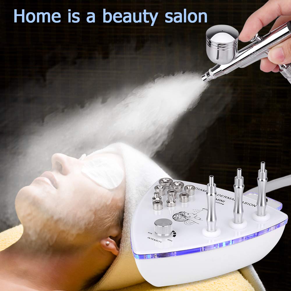 Diamond Microdermabrasion Machine with Spray Gun, MYSWEETY 65-70cmHg Suction Power Professional Dermabrasion Machine & Water Spray Exfoliation Facial Beauty Machine Skin Care Equipment for Home Use: Beauty
