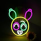 ASDGGBL Balloon Man Neon Sign Balloon Cartoon Neon Sign Horror Game Dimmable Neon Light for Man Cave， LED Wall Sign for Game Lover Room Decor Birthday Gifts