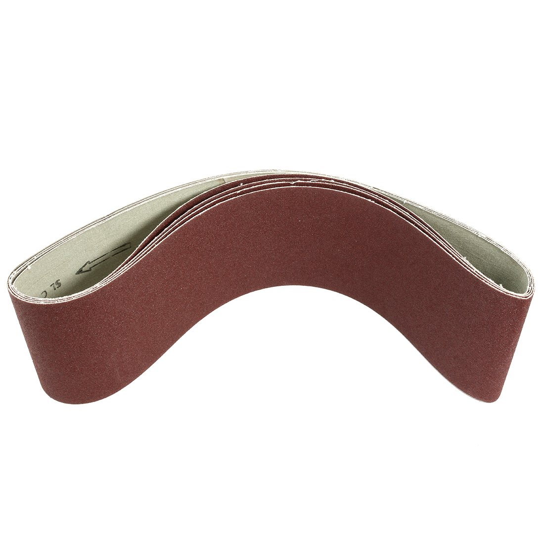 Sourcingmap 4-Inch x 36-Inch Aluminum Oxide Sanding Belt 120 Grits Sandpaper Lapped Joint for Belt Sander 4pcs