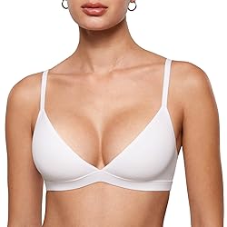 INLYRIC Women's Inbarely Triangle Bralette Plunge