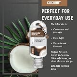 Palm Safe Coconut Hand Sanitiser 60ml Clip Travel Size Isopropyl Aloe view 5