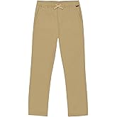 Quiksilver Boys' Pull-on Comfort Stretch Beach Pants, Drawstring Waistband, Casual & Comfortable Fit, Twill DNA, 14-16