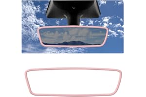 XINLIYA Car Rear View Mirror Protector Frame, Silicone Vehicle Rearview Mirror Edge Protection Cover, Automotive Interior Dec