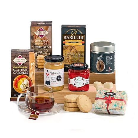 Hay Hampers klassische Tee Time Verwöhn - Geschenkbox zum Muttertag