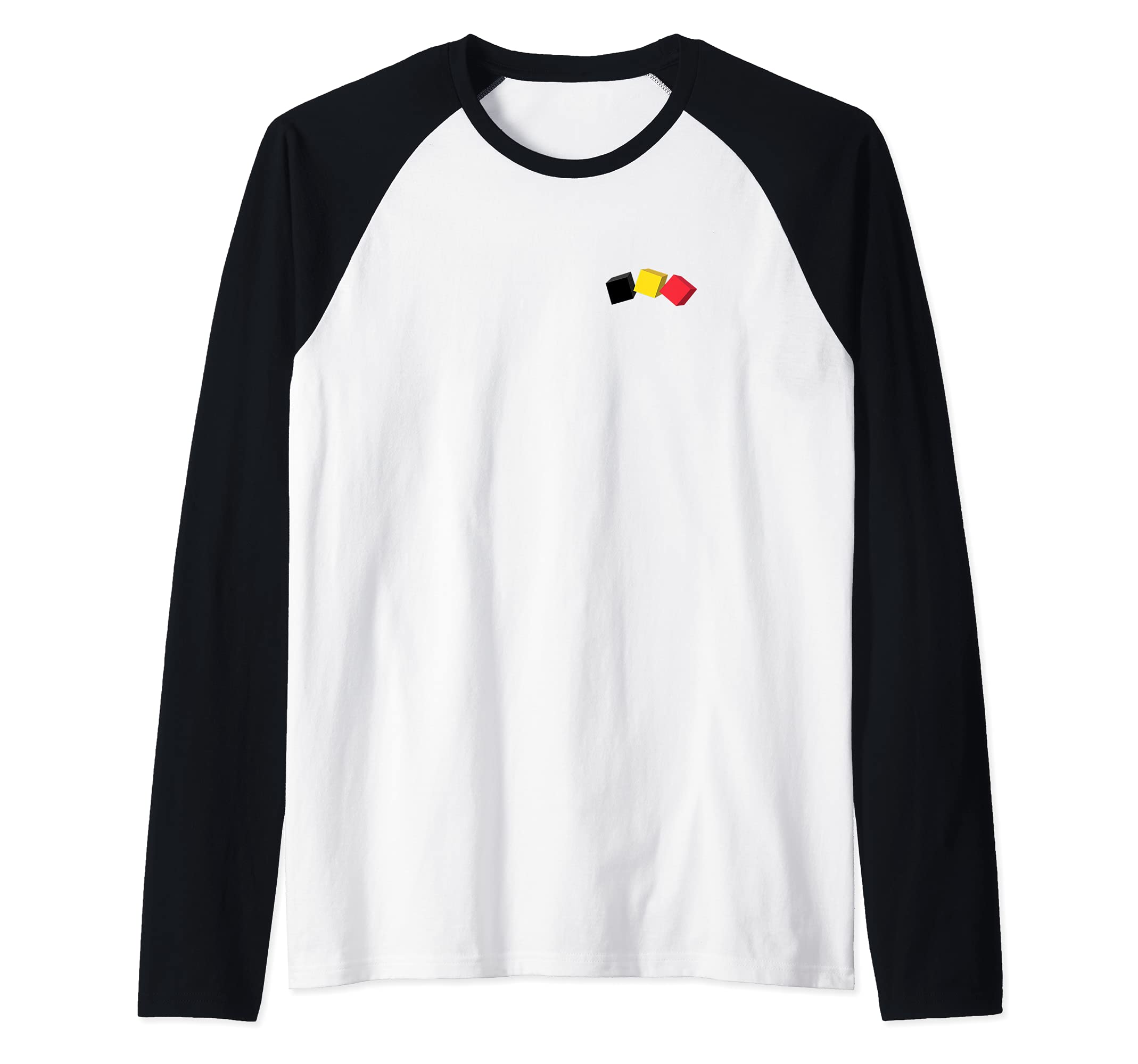 Flag Belgium Raglan Baseball Tee