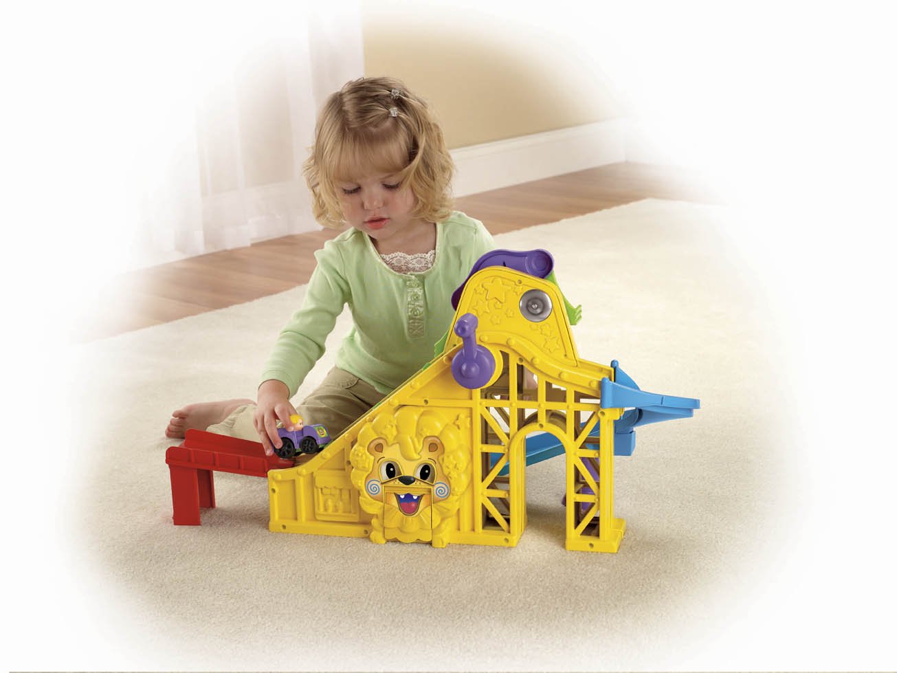 Fisher-Price Little People Wheelies Roller Coaster Playset