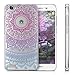 kwmobile Crystal TPU Silicone Case for > Huawei GR3 / P8 Lite SMART < in blue dark pink transparent Design Indian sun