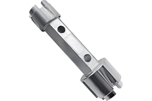 QYQRQF Tub Drain Remover Wrench - Dual Ended Zinc Alloy Tool for Bathroom and Bathhouse