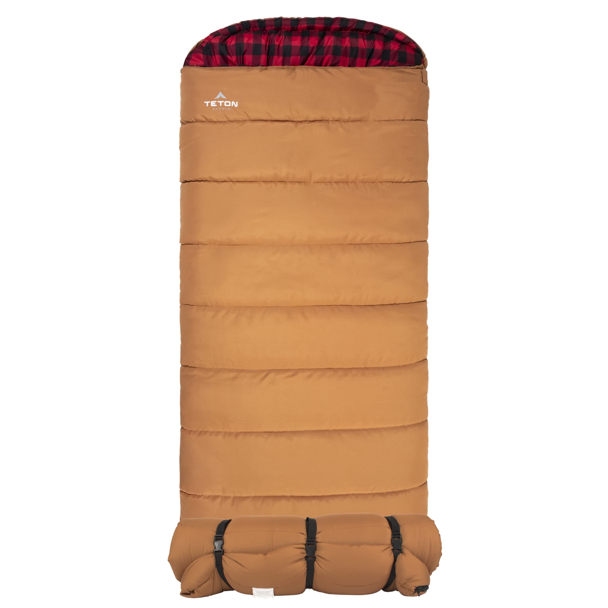 Photo 1 of *MINOR DAMAGE - USED*
Teton 0F Degree Deer Hunter Sleeping Bag. Warm and Comfortable Camping Sleeping Bags, Teton Tough Canvas Shell for Camping, Hunting, and Cold Weather, Brown