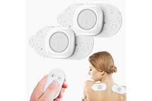SIMUSI Wireless Tens Unit, Remote Control Electronic Muscle Stimulator Personal Tens Massager for Pain Relief, Back, Neck, Shoulder Recovery and Physical Therapy