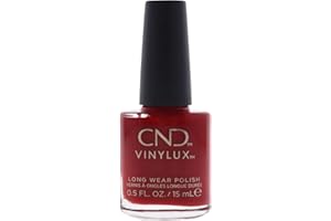 CND Vinylux Longwear Red Nail Polish, Gel-like Shine & Chip Resistant Color, 0.5 Fl Oz
