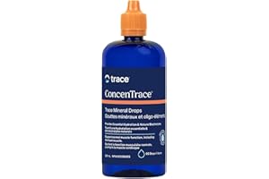 Trace Minerals ConcenTrace Drops - 240 ml, 96 Day Supply, Unflavored - Full Spectrum Minerals - Ionic Liquid Magnesium, Chlor