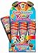 Candy Treasure KONZ | 12 Crispy Waffle Cones with Chocolate Cream & Surprise Toy Puppy Dog | Fudgy Milk Chocolate with Candy Sprinkles | 24 Collectible Toys | Party Favors, Birthdays, Boys, Girls
