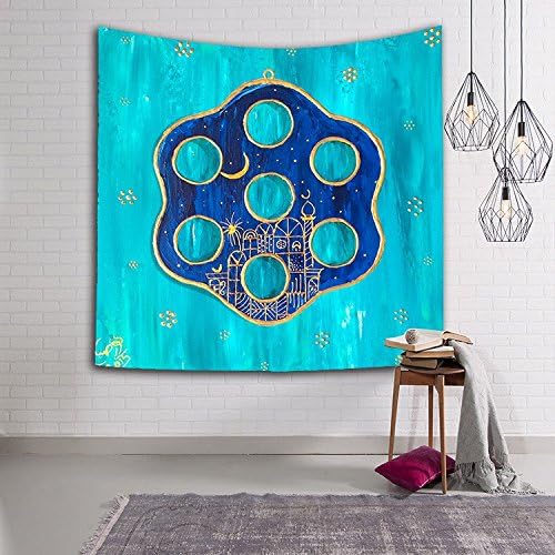 HmDco Indonesian Style Tapestry Wall Blanket Hanging Cloth Bedroom Decoration,multicolor,150 * 130cm