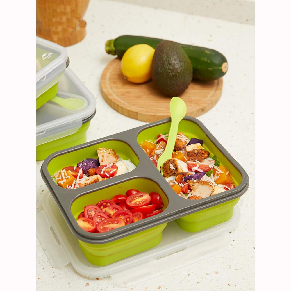 NrbcTse Silicona Cuenco Plegable, Camping excursiones de ...