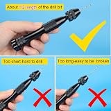 LEOBRO Hand Drill 12cm Pin Vise with 10 Drill Bits 0.8-3.0 mm view 4