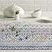 Maison d' Hermine Table Cloth Rectangle Table 100% Cotton 60 x 120 Inches Tablecloth Reusable Decorative Everyday Use for Dining Room, Farmhouse, Home, Party, Festive & Wedding Spring Summer - Faience