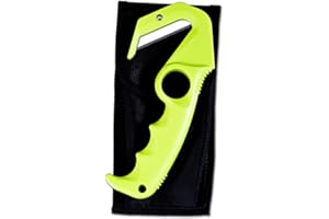 KNINE OUTDOORS Replaceable Blade Gut Hook Knife for Hunting with Interchangeable Razor Blades, Game Processing Skin and Gut Knife for Hunting, for Field Dressing Game