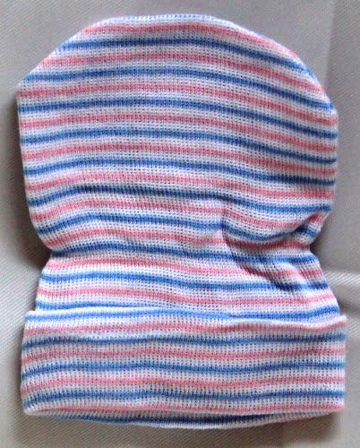 BONNET, BABY MULTI-STRIPE SNGL PLY ( BONNET, BABY MULTI-STRIPE SNGL PLY ) 200 Each / Case
