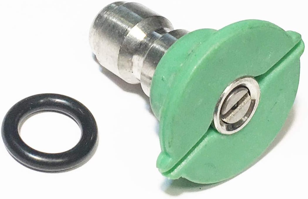 Pressure Washer Quick Connect Tip Nozzle Size 6 GPM Green 25 Degree