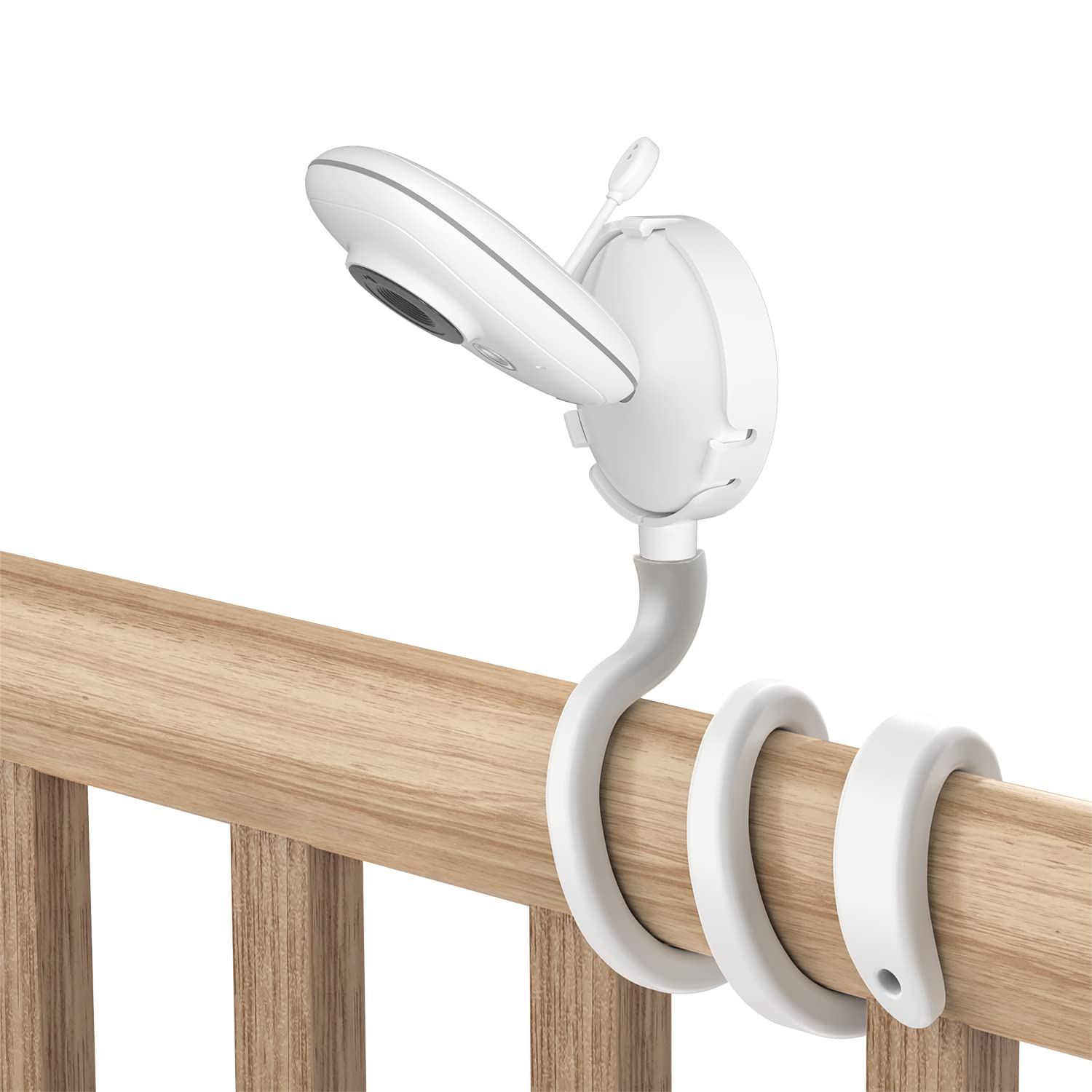 HOLACA Baby Monitor Flexible Twist Mount Bracket, Stand Holder for BOIFUN/GHB/TakTark/Lullaby Baby Monitor Camera 3.2" Screen, Flexible Twist Mount