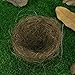 OULII Artificial Nest Easter Mini Colored Thread Bird Nests for Candies Eggs(Random Color)
