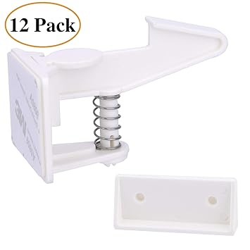 Amazon Com Cabinet Locks Child Safety Latches Vmaisi 12 Pack