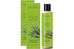 Tgideasa Rosemary Hair Growth Shampoo, Shampoo Rosemary Hydrolyzed, Organic Rosemar𝘆 & Hydrolyzed Keratin Hair Growth, Natur