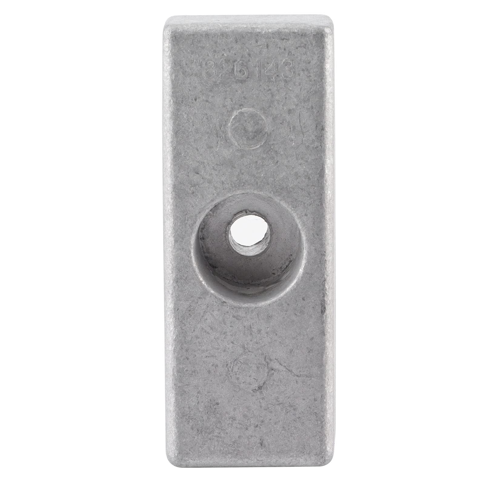 Fydun Anode Block Aluminum Alloy Wedge Anode 826134 826134Q Replacement Fit for Mariner Outboard Anode For 450R