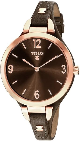 TOUS BOHEME CORREA MARRON IP ROSA: Amazon.es: Relojes