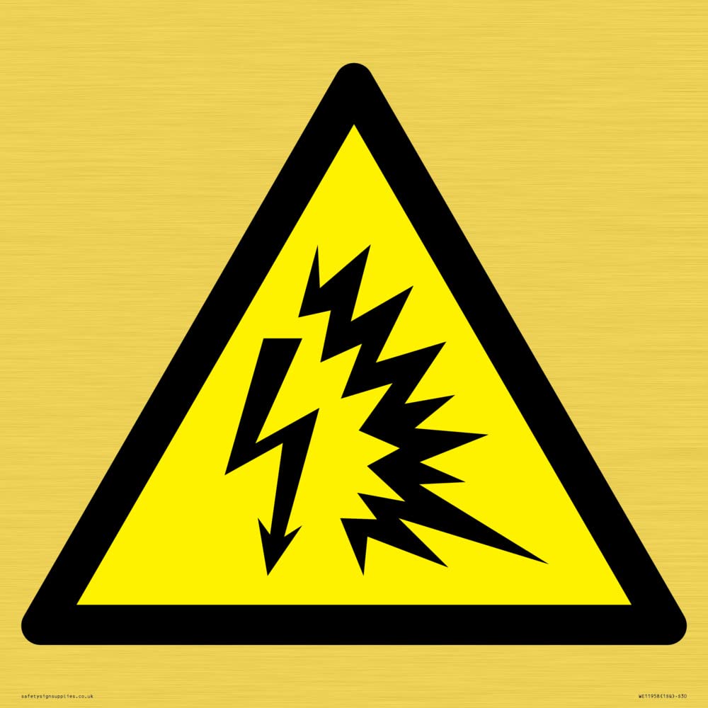 W042 Warning: Arc flash Sign - 300x300mm - S30