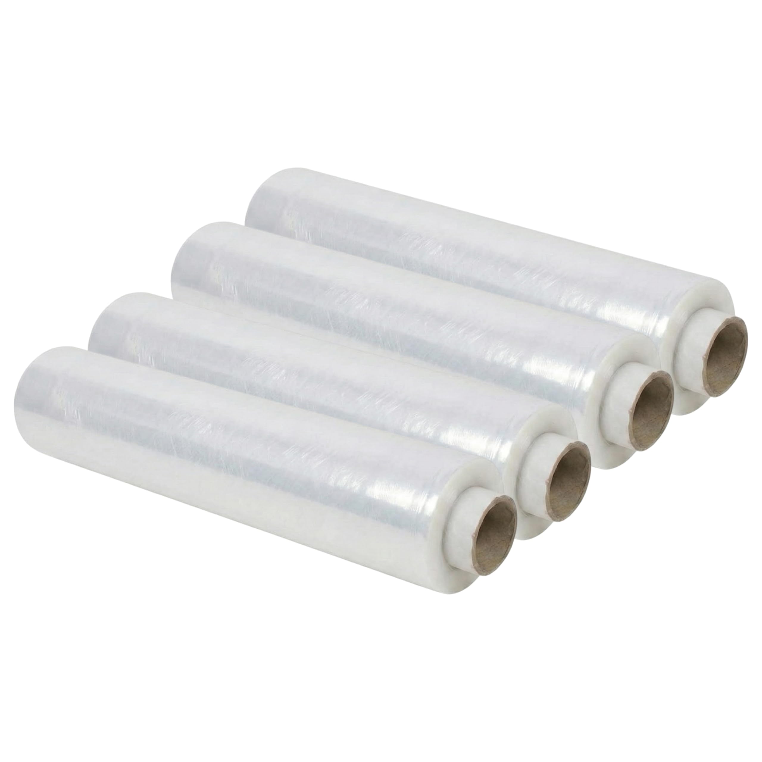 Aspect Pallet Wrap (400 mm x 250m) Heavy Duty Shrink Wrap Roll Cling Film, Tear Resistant, Waterproof Shrink Wrap Rolls, Moving Essentials for Homes and Industrial use (Pack of 4, Clear)