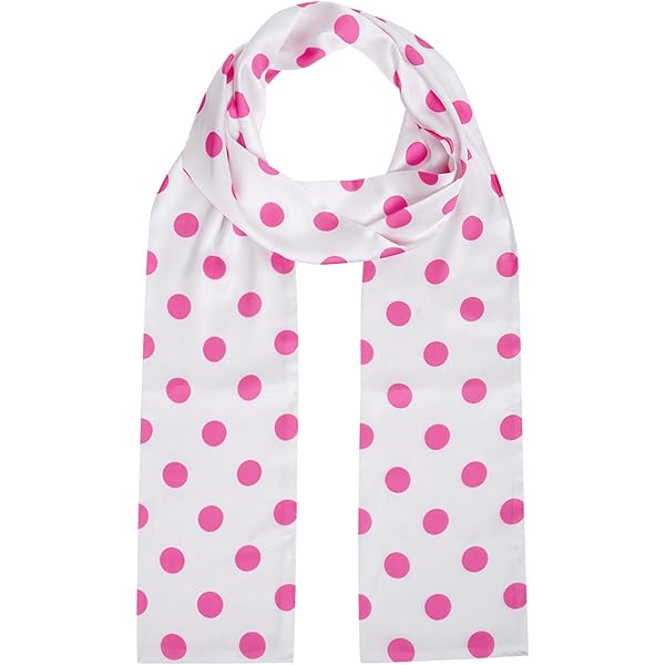 ◆Loulouseoul◆ Love Letter Slim Dress Scarf Set Pink P0000 Amazon.com: LIXNRECE CozofLuv 71 Inches Long Polka Dot Scarf