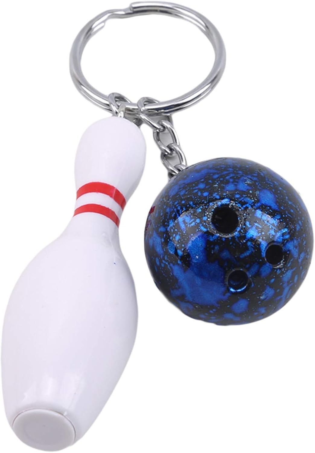 schlüsselanhänger bowlingkugel Jameitop® bowling kugel ⚾ 12 stück ⚾ gemixte farben schlüsselanhänger