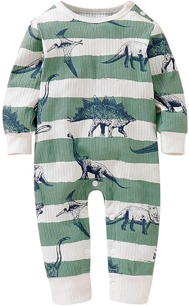 dinosaur romper baby girl