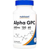 Nutricost Alpha GPC (600mg) 120 Vegetarian Capsules, Gluten Free | GMO-Free, 300mg Per Capsule