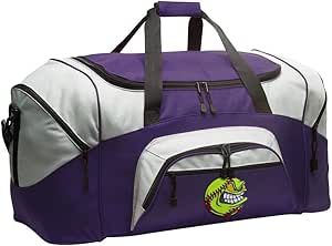 purple softball bag