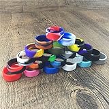 Tank Bands 21mm Silicone Tank Band Ring Bumper 21 COLORS AVAILABLE (4-PACK (Message Colors))