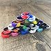 Tank Bands 21mm Silicone Tank Band Ring Bumper 21 COLORS AVAILABLE (4-PACK (Message Colors))