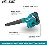 Makita DUB185Z 18V Li-ion LXT Blower Vacuum Not Included Batteries Charger view 2