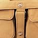 GEARONIC Men Women Vintage Canvas Leather Tote Satchel College Military Shoulder Messenger Sling Crossbody Hiking Bag Backpack For Toiletry Gym Travel Work Laptop-Khaki